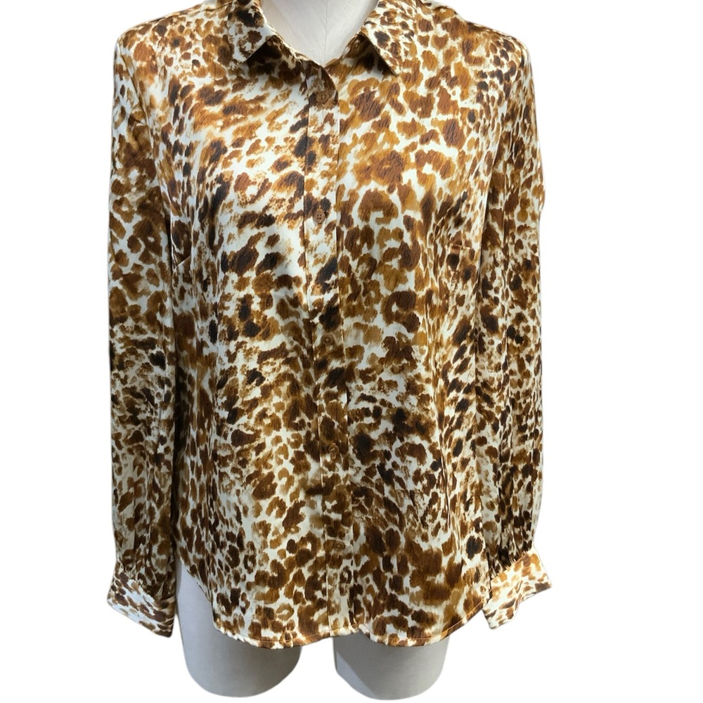 Rafaella Leopard Print Top
